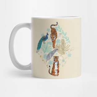 Tiger Toile Mug